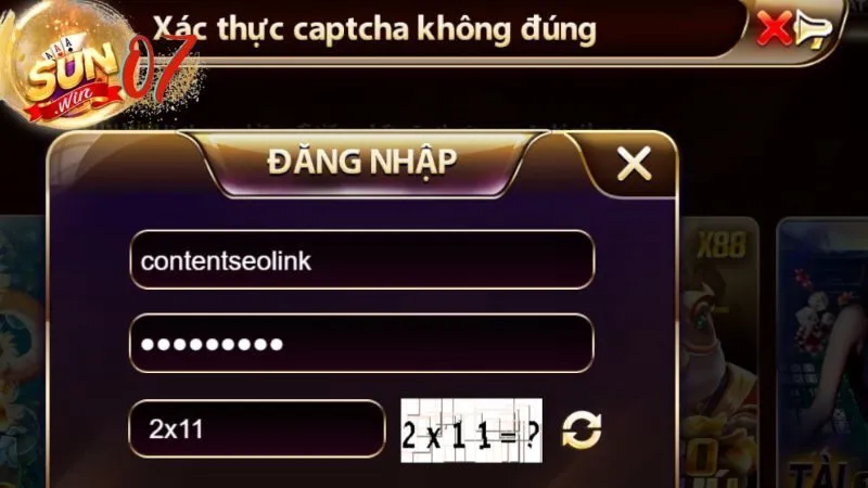 Hướng dẫn đăng nhập Sunwin